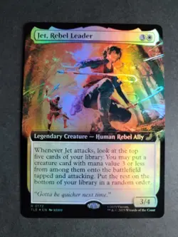 Jet, Rebel Leader (Extended Art Foil) Rare MTG Avatar Eternal - Image 1