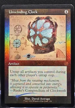 Unwinding Clock #124 The Brothers' War: Retro Frame Artifacts Foil Rare - Image 1