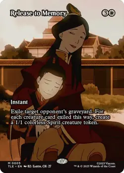 Release to Memory Borderles Avatar: The Last Airbender NM MTG - Image 1