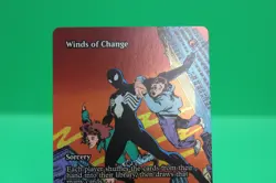 Spider-Man MTG Magic The Gathering Eternal-Legal Borderless Winds of Change Foil - Image 2