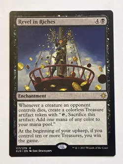 MTG Revel in Riches NM Ixalan Regular Magic The Gathering - Image 1