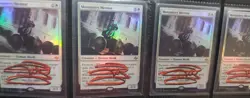 MTG 4 X FOIL Monastery Mentor SHADOW SIGNED BY ARTIST - Image 1