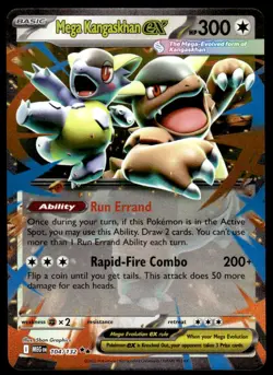 Pokemon TCG ME01: Mega Evolution #104/132 Mega Kangaskhan ex NM - Image 1