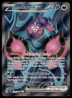 Pokemon TCG SV: Shrouded Fable #085/064 Pecharunt ex NM - Image 1