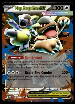 Pokemon TCG ME01: Mega Evolution #104/132 Mega Kangaskhan ex - Image 1