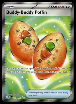 Pokemon TCG ME01: Mega Evolution #167/132 Buddy-Buddy Poffin - Image 1
