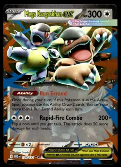 Pokemon TCG ME01: Mega Evolution #104/132 Mega Kangaskhan ex - Image 1