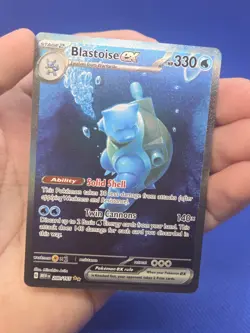 Pokemon Scarlet & Violet 151 Blastoise ex 200/165 Special Illustration Rare NM - Image 2