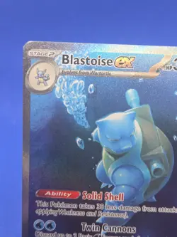 Pokemon Scarlet & Violet 151 Blastoise ex 200/165 Special Illustration Rare NM - Image 3