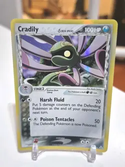 Cradily (Delta Species) 2/110 2006 Pokemon Holon Phantoms Holo Rare NM+ - Image 1