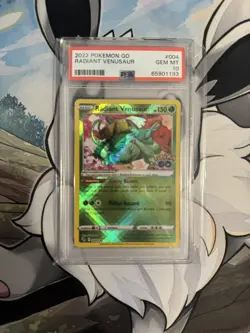 Pokemon Go - Radiant Venusaur 004/078 - PSA 10 GEM MINT - English Holo - Image 1