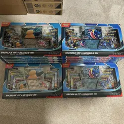 Pokemon Snorlax & Blissey/Greninja & Kingdra Special Collection Box (LOT OF 10) - Image 1