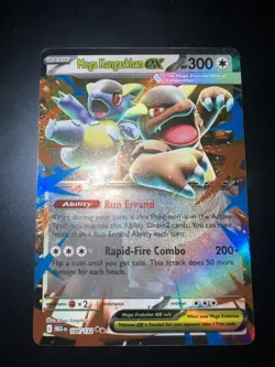 Pokemon TCG Mega Kangaskhan ex Mega Evolution 104/132 Holo Ultra Rare - Image 1