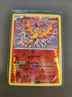 Moltres 9/124 Reverse Holo Pokemon Fates Collide NM LP Fast Shipping! - Image 1