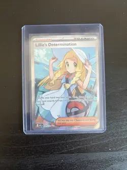 Lillie's Determination Full Art 169/132 Pokemon TCG Mega Evolution Near Mint - Image 2