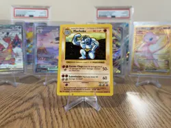 Vintage Pokemon WOTC Base Set Shadowless Machoke 34/102 NM/NM+ - Image 1