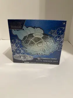 Pokemon TCG: Stellar Crown Pokemon Center Exclusive Elite Trainer Box ETB SEALED - Image 1
