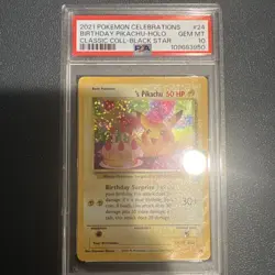 2021 Pokemon Celebrations Birthday Pikachu 24 - PSA 10 - Image 1