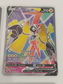 Pokemon Rillaboom Gold Rare/Illustration Rare/Full Art/Flying Pikachu Holo Cards - Image 5