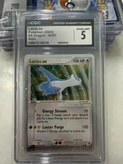 ??Rare?? CGC 5 Latios ex 2003 EX Dragon 94/97 Holo Pokemon Card ?? ??FAST Ship - Image 1