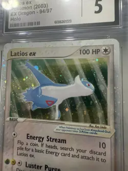 ??Rare?? CGC 5 Latios ex 2003 EX Dragon 94/97 Holo Pokemon Card ?? ??FAST Ship - Image 2