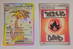 Alolan Exeggutor ex 225/191 Ultra Rare Surging Sparks Pokemon TCG & Bonus Card - Image 1