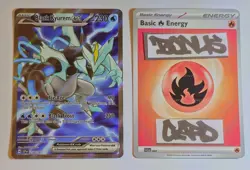 Black Kyurem ex 218/191 Ultra Rare Surging Sparks Pokemon TCG & Bonus Card - Image 1