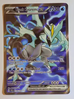 Black Kyurem ex 218/191 Ultra Rare Surging Sparks Pokemon TCG & Bonus Card - Image 2