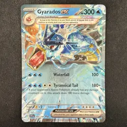 Pokemon TCG Gyarados ex Scarlet & Violet Base Set 045/198 Holo Double Rare Card - Image 1