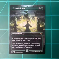 Cryptolith Rite (Borderless) #316 Rare - MTG Innistrad Remastered Card - FOIL NM - Image 1