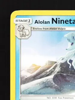 Alolan Ninetales 28/147 LP Burning Shadows English Pokemon Card TCG - Image 4