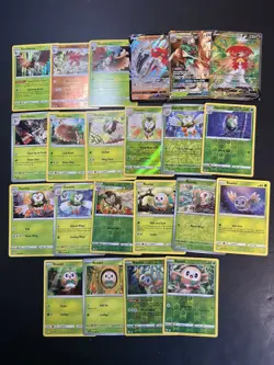 Pokemon Card Lot 22 Rowlet Dartrix Decidueye V Cards GX Holo Rare Collection Lot - Image 1