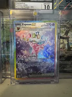 Pokemon Espeon EX Prismatic Full Art Evolutions Card 155/131 - Image 1