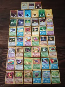 Pokemon Vintage 1st Edition NON HOLO 45 Card Mixed Lot Lp/Nm - Image 1