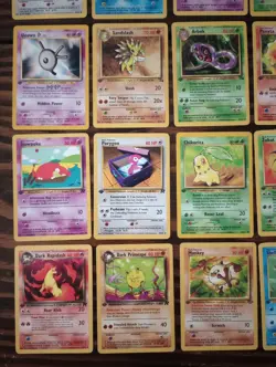 Pokemon Vintage 1st Edition NON HOLO 45 Card Mixed Lot Lp/Nm - Image 2