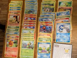 Pokemon Jumbo Card Lot of 95 Includes First Partner Complete Set of 25 w/ Binder - Image 2