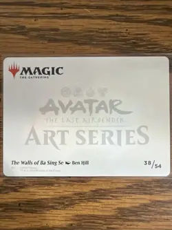 The Walls of Ba Sing Se Art Card (Gold-Stamped Planeswalker Symbol) Avatar MTG - Image 2