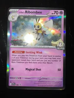 Lillie's Ribombee - SVP 183 (Prerelease) Scarlet & Violet Promo Cards Holo - Image 1