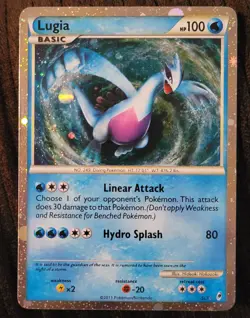 2011 Lugia SL7 NM Great Condition And Rare Pokemon Card. - Image 1