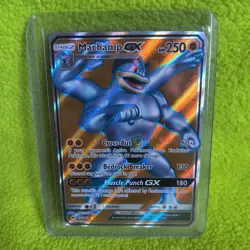 Machamp GX (Full Art) 135/147 Sm-Burning Shadows Holo HP DMG Pokemon Card - Image 1