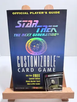 Star Trek The Next Generation Customizable Card Game Official Players Guide NEW - Image 1