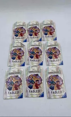 Disney Multicolor Fabled Lorcana Mickey Mouse Trading Game Cards Mixed Lot - Image 4