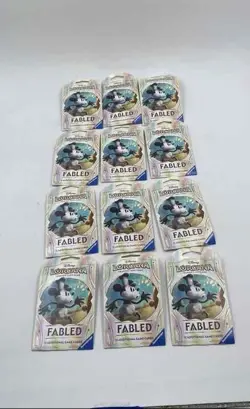 Disney Multicolor Fabled Lorcana Mickey Mouse Trading Game Cards Mixed Lot - Image 5
