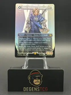 Dion, Bahamut's Dominant 0376 (Borderless) Final Fantasy Foil MTG - Image 1