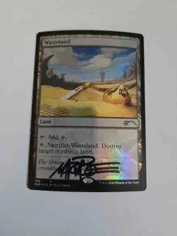 Wasteland Foil Secret Lair Drop Series (SLD) #178 Mark Poole Signed MTG - Image 1