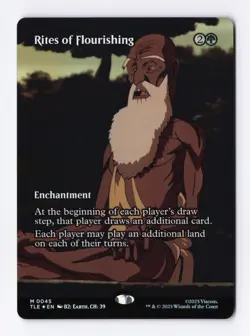 Rites of Flourishing Borderless Foil MTG Avatar The Last Airbender Eternal-Legal - Image 1