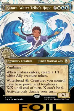 1x - Katara, Water Tribe's Hope - FOIL SHOWCASE - Avatar: The Last Airbender - Image 1