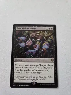 MTG Pact of the Serpent Rare Kaldheim Commander Magic The Gathering 009 - Image 1