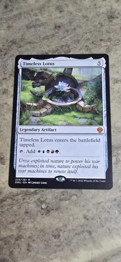 Timeless Lotus Dominaria United Regular Legendary Artifact Mythic MTG NM - Image 1