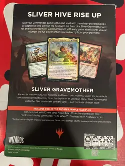 Sliver Swarm Commander Masters Precon Brand New - Image 3